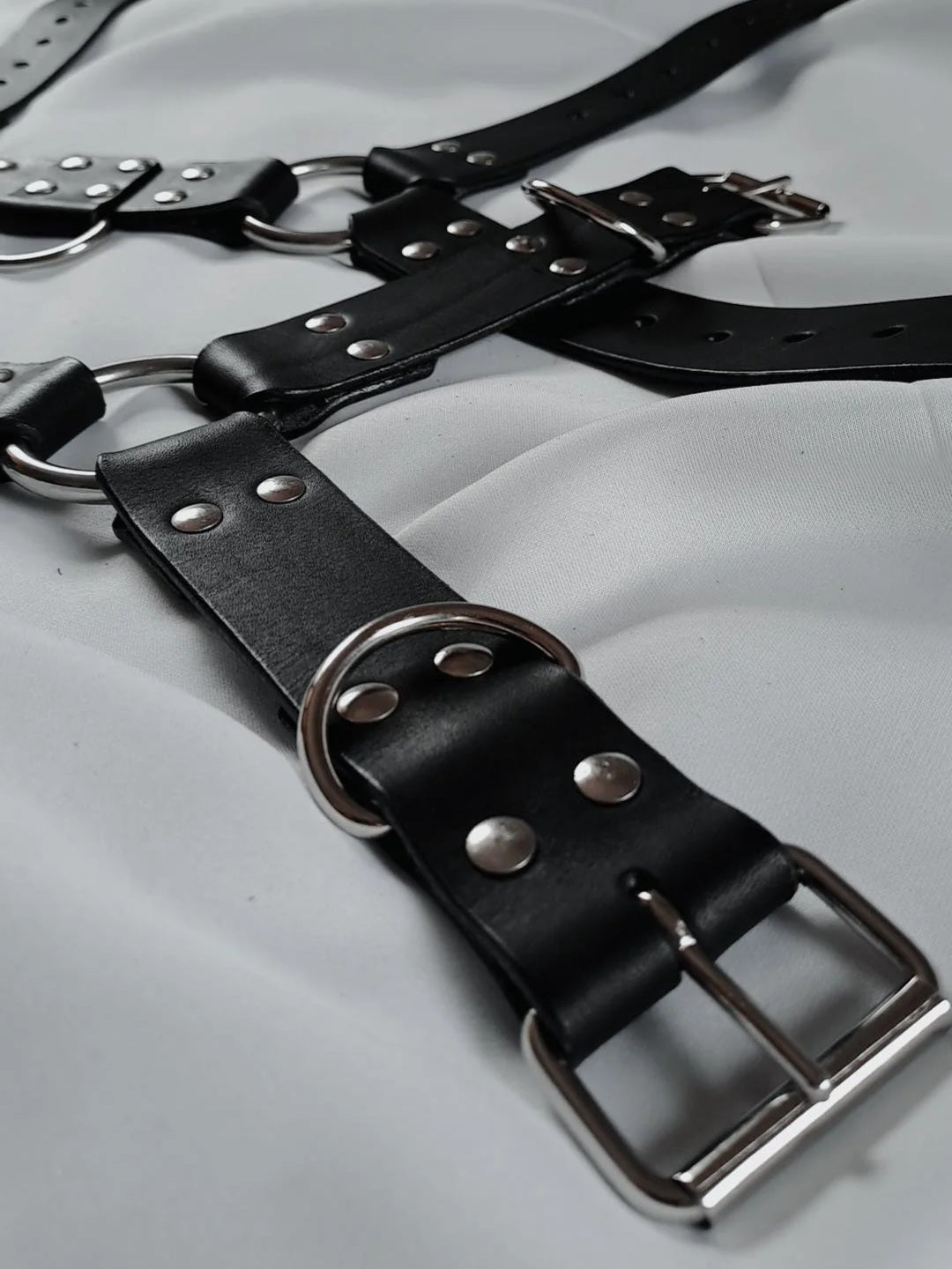 The Leather Bulldog Harness