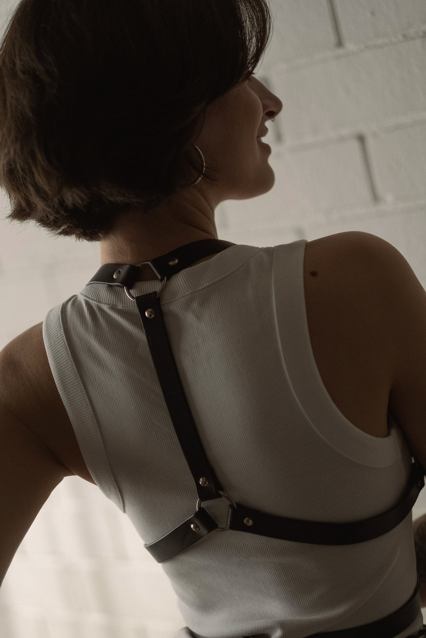 Kirah Leather Body Harness