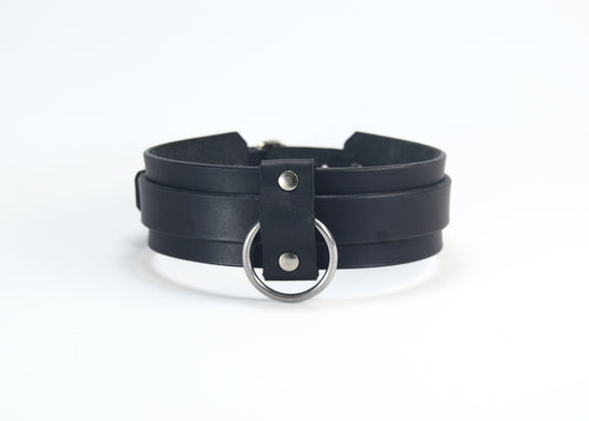 Leather Collar/Collar & Leash